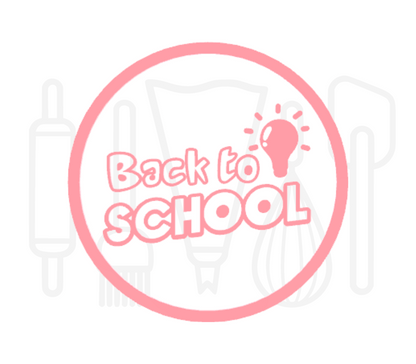 Fondant stempel Back to school - 3D Geprint