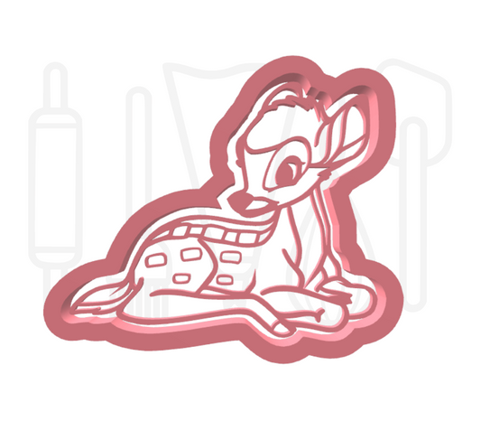 Bambi uitsteker + stempel - 3D-geprint