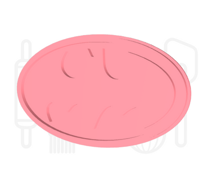 Vleermuis logo uitsteker + stempel - 3D-geprint