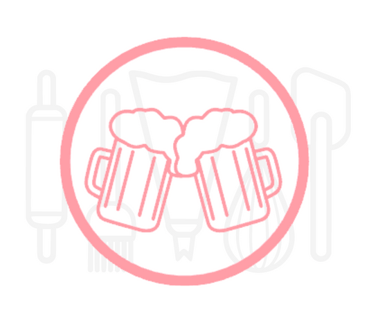 Fondant stempel Bierpul - 3D Geprint