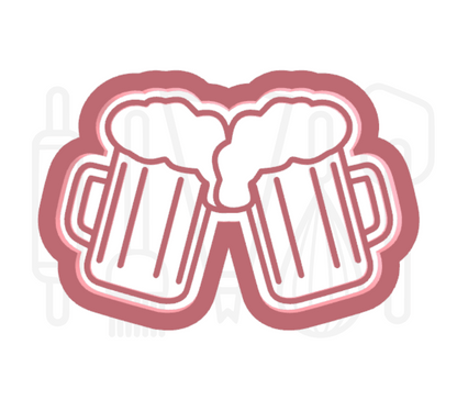 Bierpullen uitsteker + stempel - 3D geprint