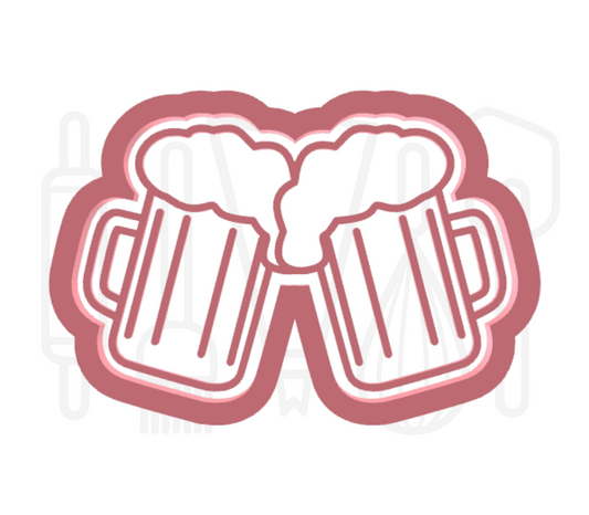 Bierpullen uitsteker + stempel - 3D geprint