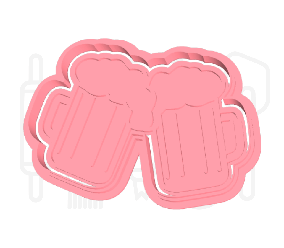Bierpullen uitsteker + stempel - 3D geprint