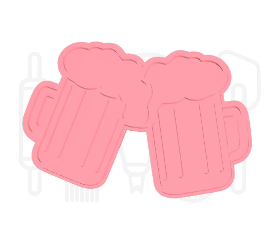 Bierpullen uitsteker + stempel - 3D geprint