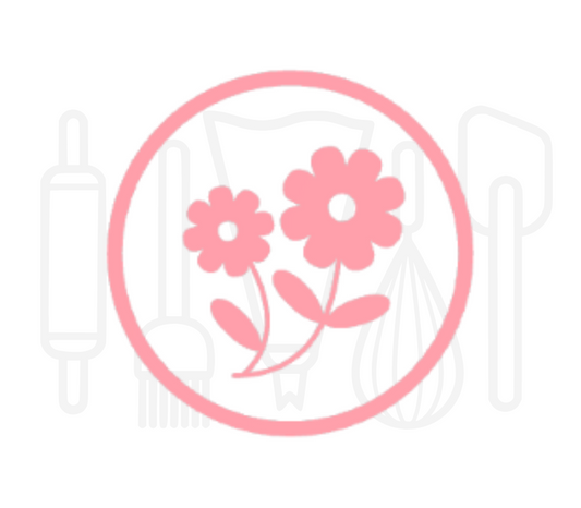 Fondant stempel Bloemen - 3D Geprint