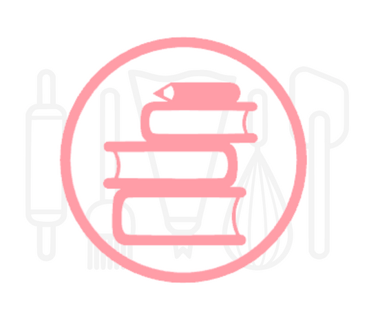 Fondant stempel Boeken - 3D Geprint