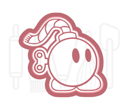 Bom poppetje uitsteker + stempel - 3D geprint