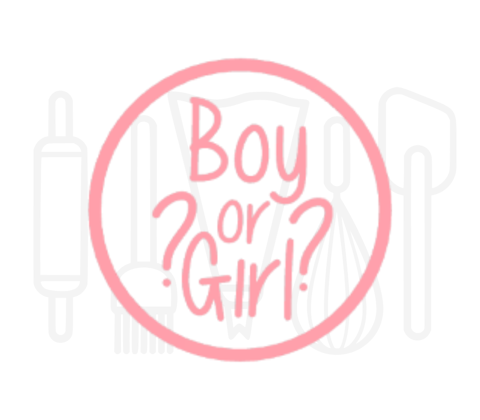 Fondant stempel Boy or Girl - 3D Geprint