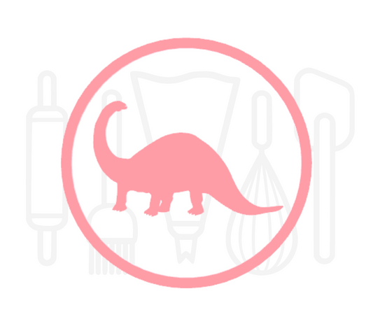Fondant stempel Dino brontosaurus - 3D Geprint