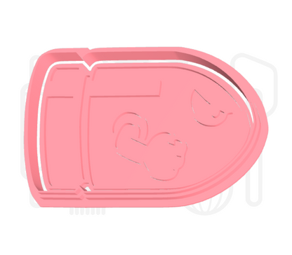 Bullet raket uitsteker + stempel - 3D geprint