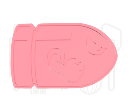 Bullet raket uitsteker + stempel - 3D geprint