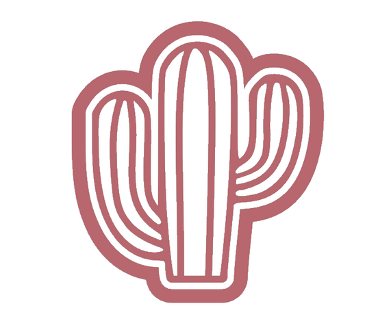 Cactus uitsteker + stempel - 3D-geprint