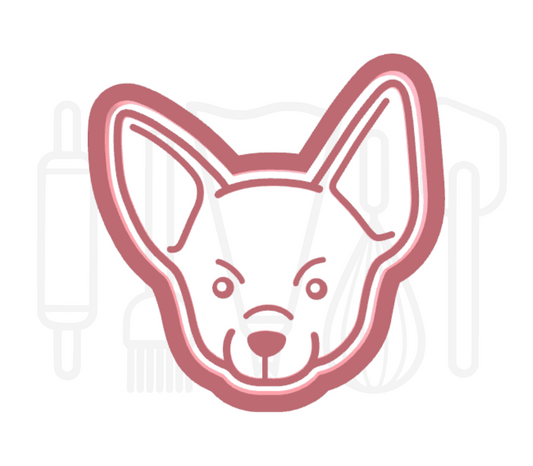 Chihuahua uitsteker + stempel - 3D-geprint