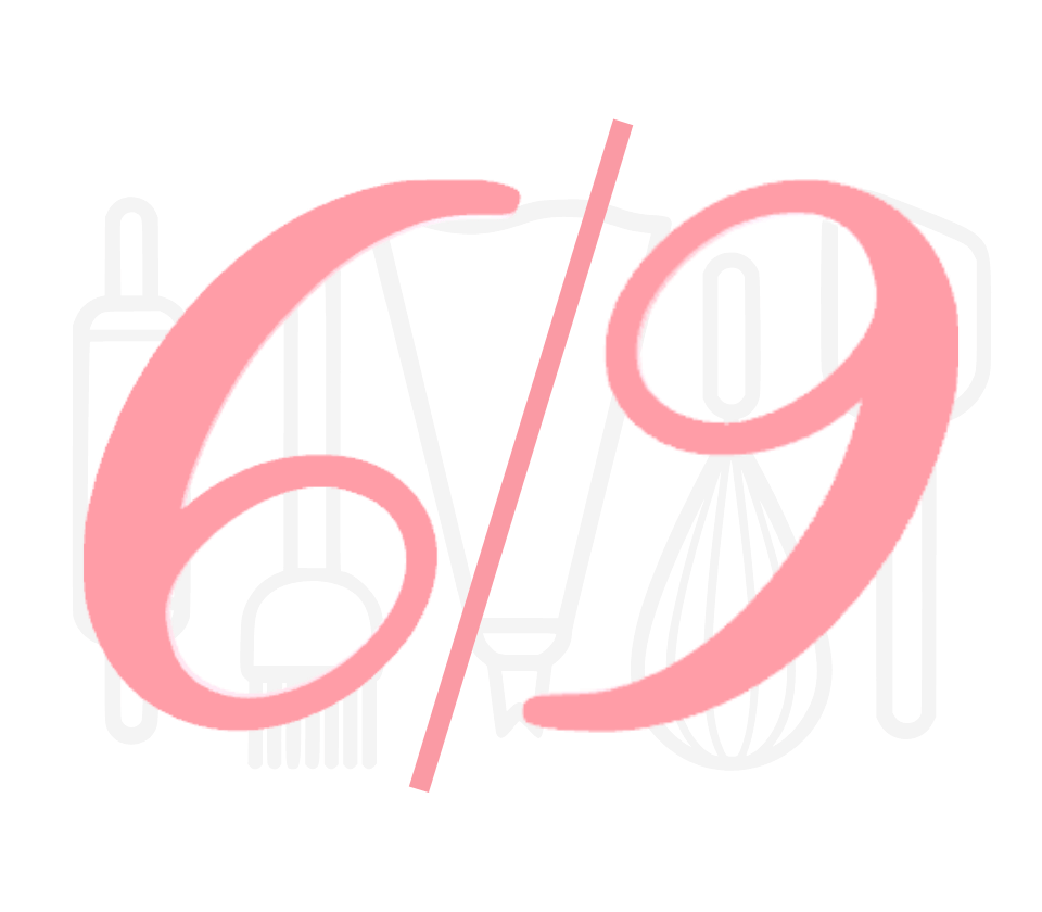Stempel cijfer 6/9 - script - 3D geprint