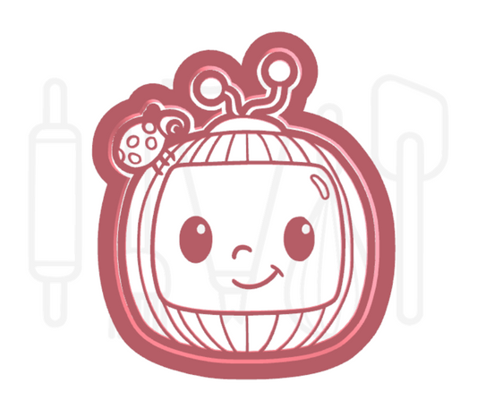 Coco melon uitsteker + stempel - 3D-geprint