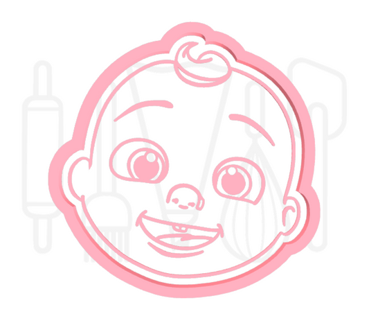 Coco melon JJ uitsteker + stempel - 3D-geprint