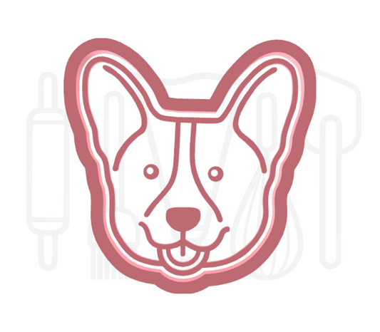 Corgi uitsteker + stempel - 3D-geprint