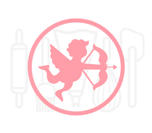 Fondant stempel Cupido - 3D Geprint