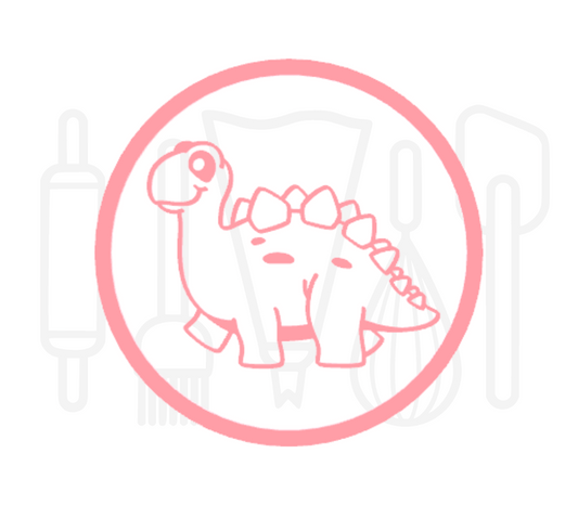 Fondant stempel Dino - 3D Geprint