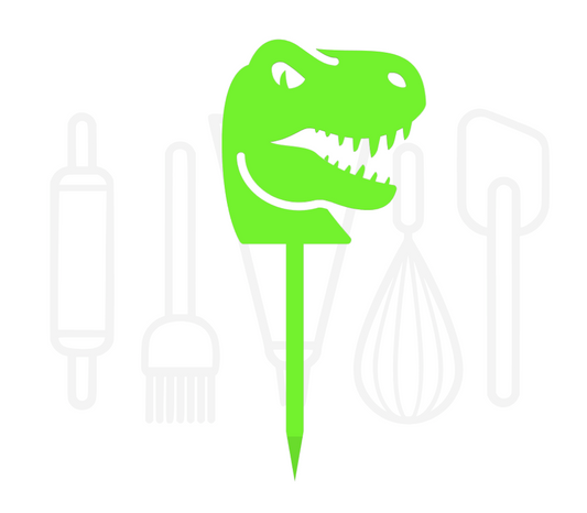 Cocktailprikker - T-rex 12 stuks