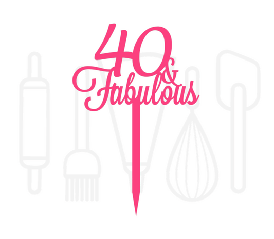 Cocktailprikker - Leeftijd & Fabulous 12 stuks