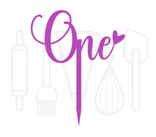 Cocktailprikker - One met hartje 12 stuks