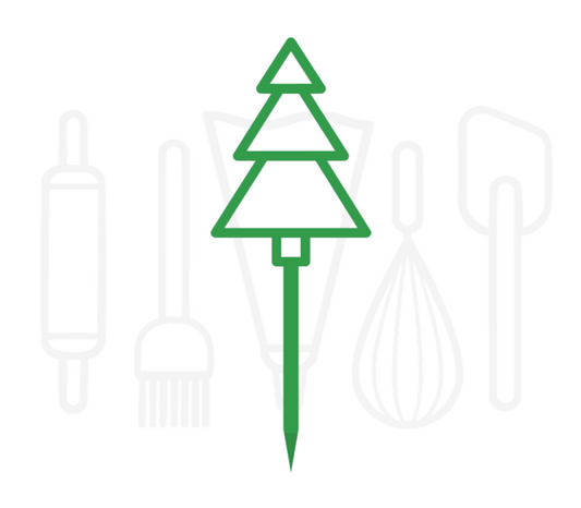 Cocktailprikker - Kerstboom 12 stuks
