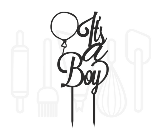 Taarttopper - It's a boy ballon