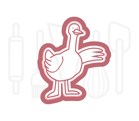 Kikker eend uitsteker + stempel - 3D-geprint