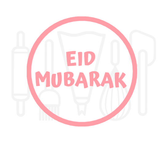 Fondant stempel Eid mubarak - 3D Geprint