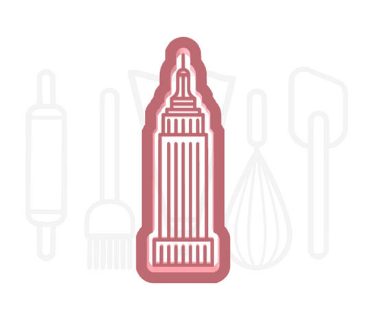Empire State Building uitsteker + stempel - 3D-geprint