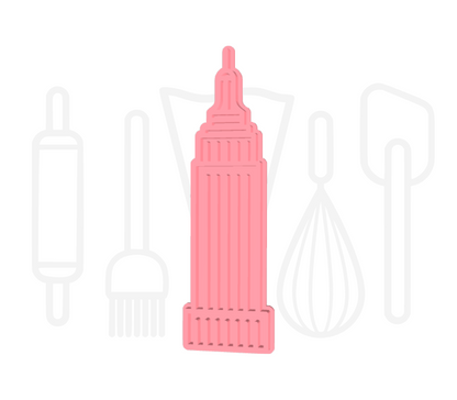 Empire State Building uitsteker + stempel - 3D-geprint