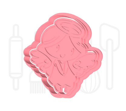 Engeltje uitsteker + stempel  - 3D geprint