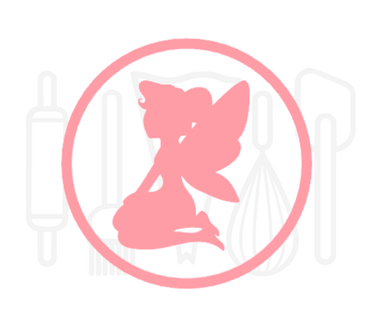 Fondant stempel Fee - 3D Geprint
