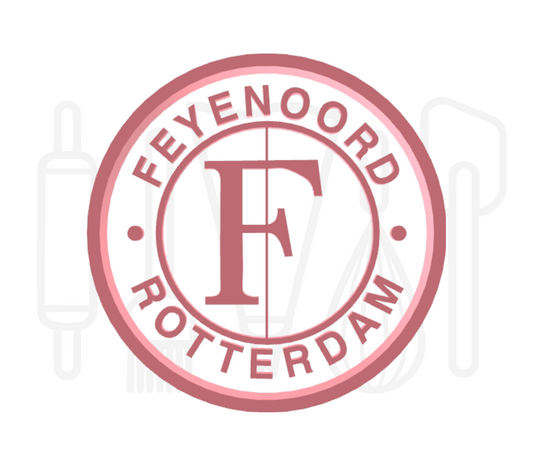 Feyenoord koekjes uitsteker met stempel - 3D geprint
