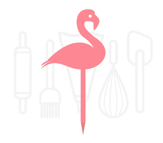 Cocktailprikker - Flamingo 12 stuks