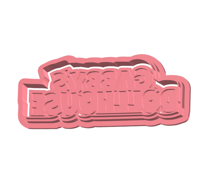 Poppenhuis logo uitsteker + stempel - 3D-geprint
