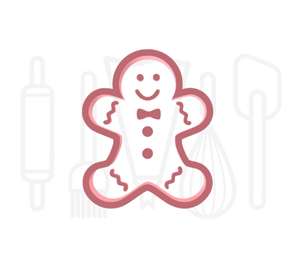 Kerst uitstekers set 5  - 3D geprint