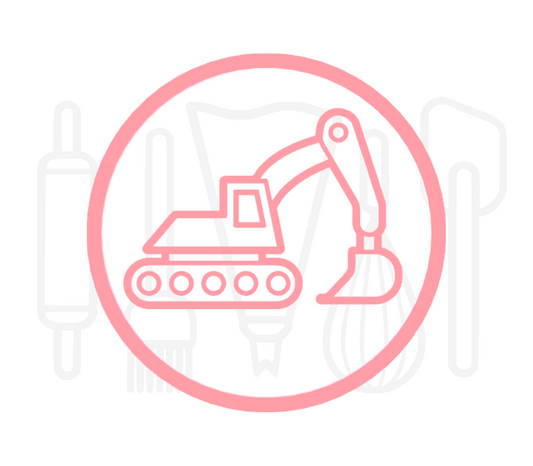 Fondant stempel Graafmachine - 3D Geprint