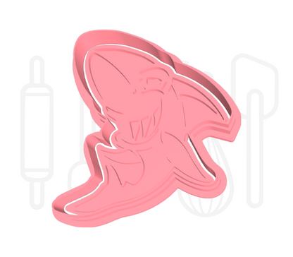 Haai uitsteker + stempel - 3D-geprint