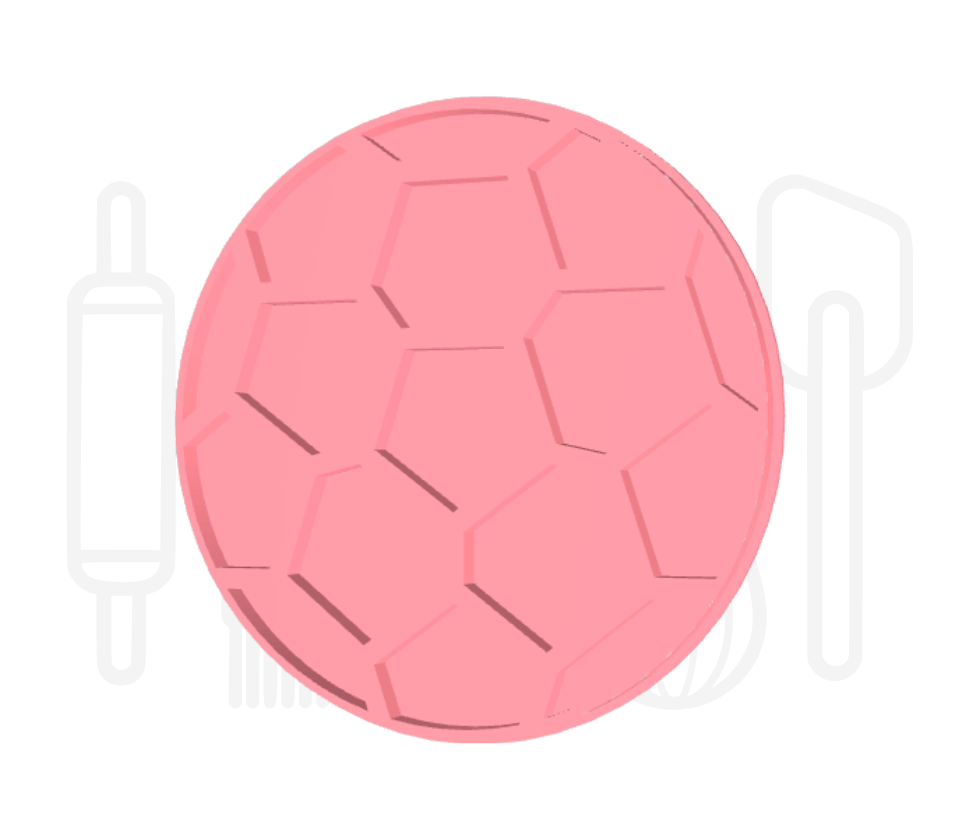 Handbal uitsteker + stempel - 3D geprint
