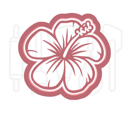 Hibiscus uitsteker + stempel - 3D-geprint