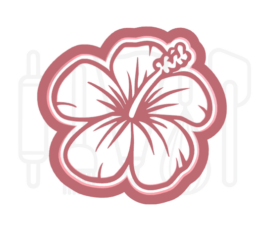 Hibiscus uitsteker + stempel - 3D-geprint