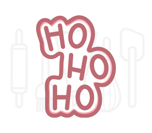 Hohoho uitsteker + stempel - 3D-geprint