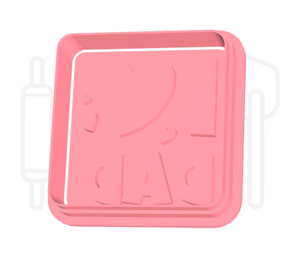 I love dad uitsteker + stempel - 3D geprint