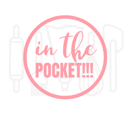 Fondant stempel In the pocket - 3D Geprint