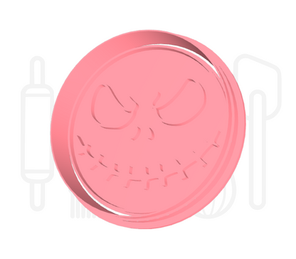 Jack-o-lantern uitsteker + stempel - 3D-geprint