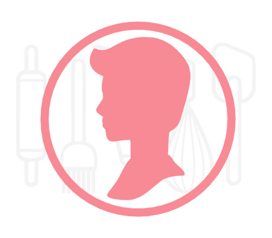 Fondant stempel Jongen silhouet