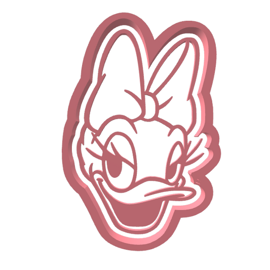 Meisjeseend uitsteker + stempel - 3D-geprint
