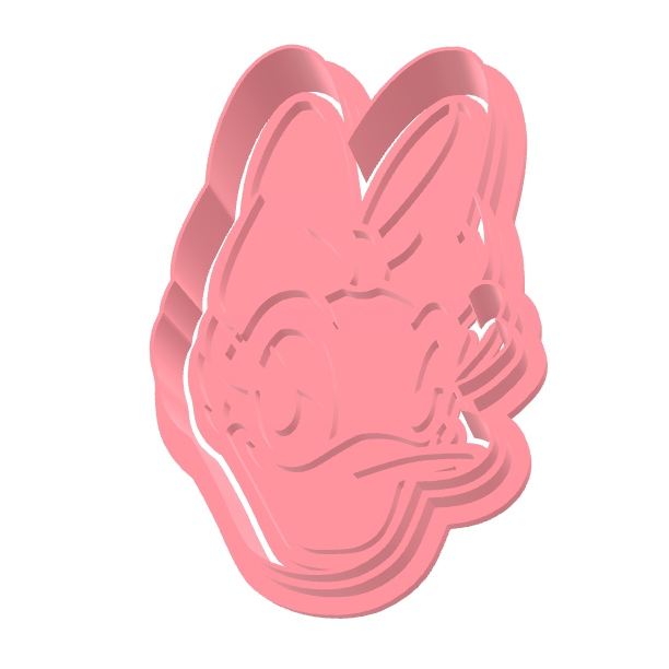 Meisjeseend uitsteker + stempel - 3D-geprint